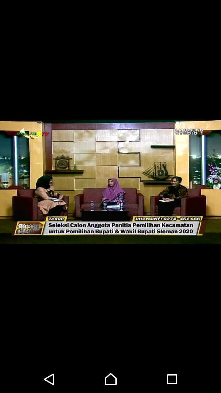Sosialisasi Pembentukan PPK di Jogja TV