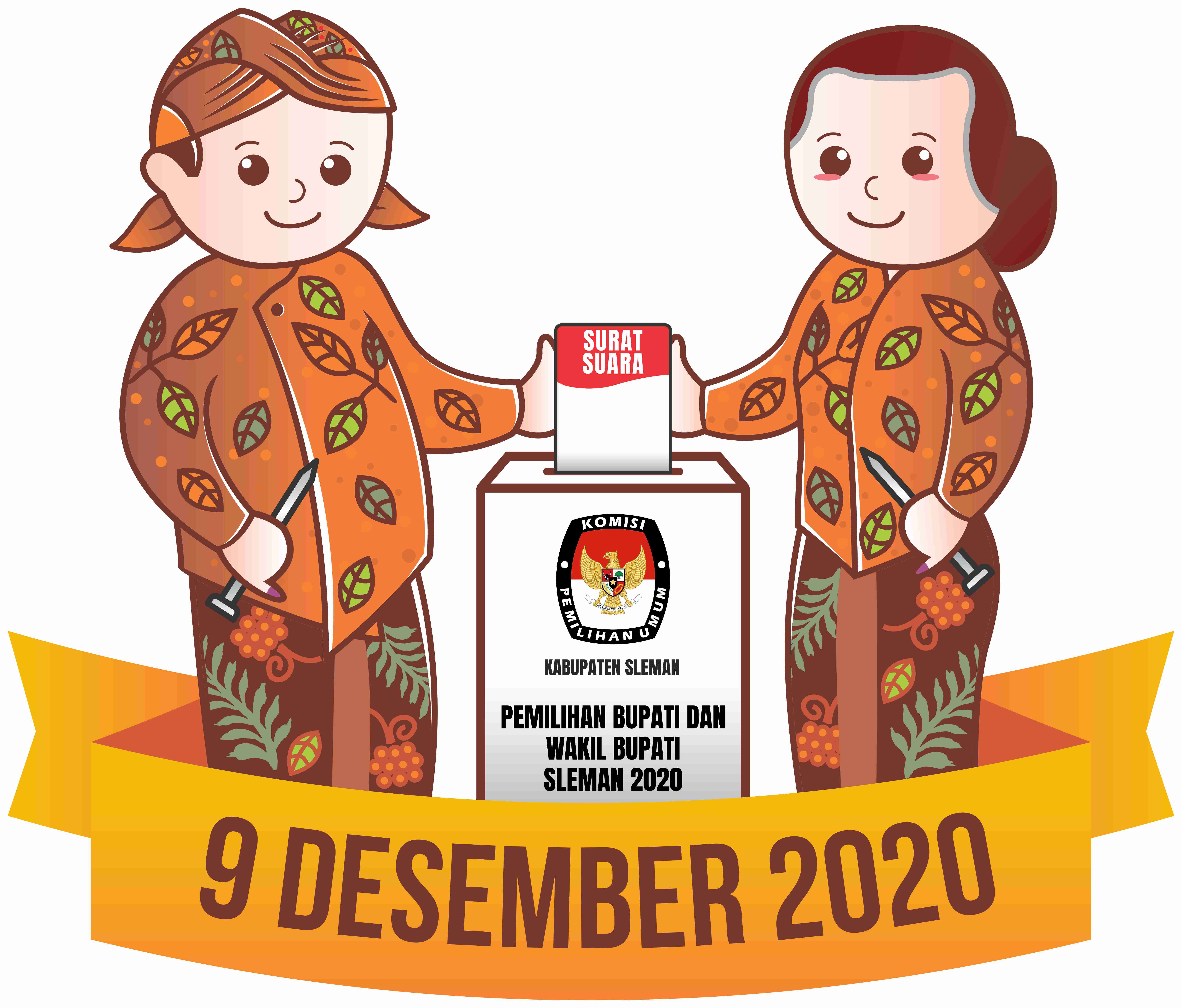 Maskot Pemilihan Bupati Dan Wakil Bupati Sleman Tahun 2020 (9 Desember 2020)